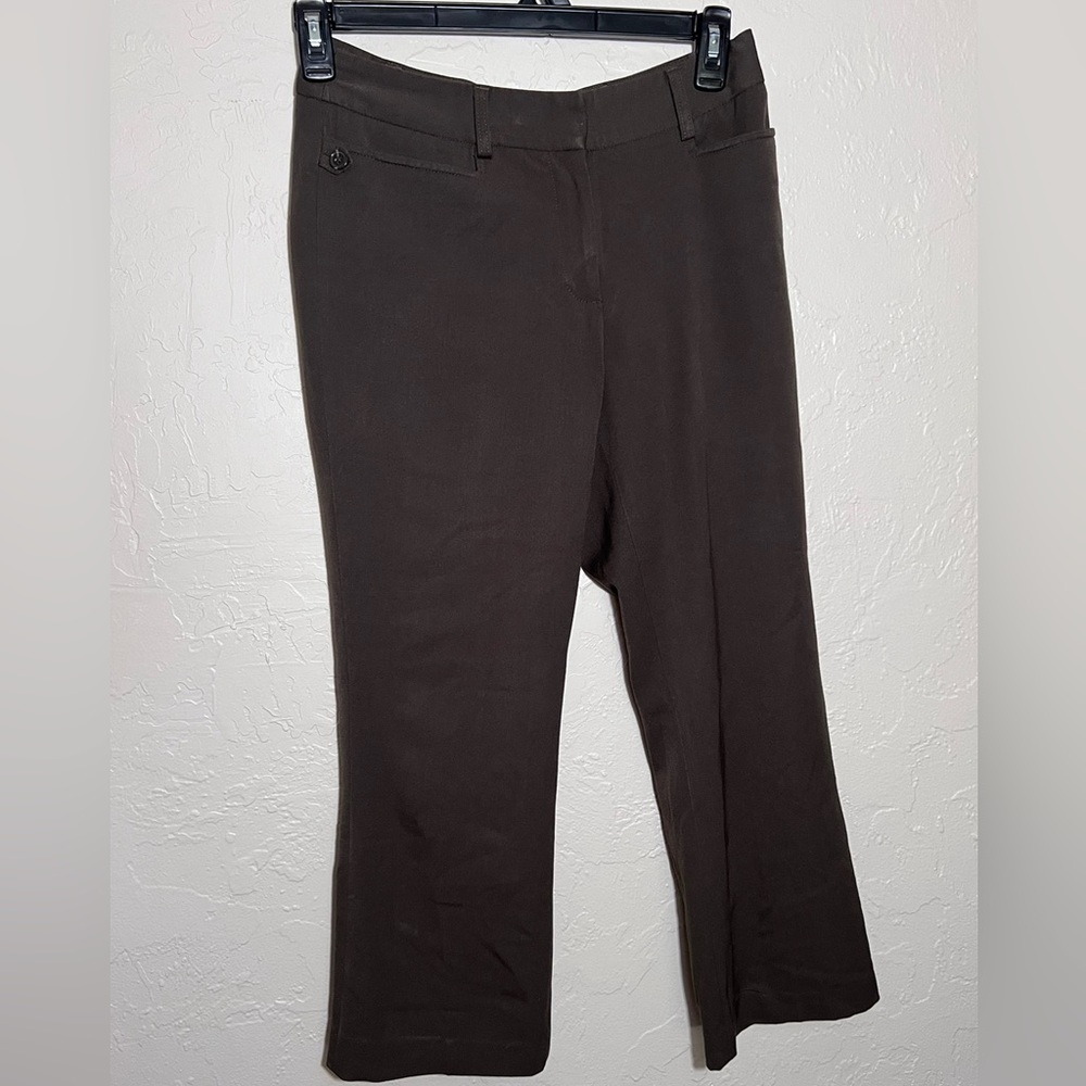 PETITE SOPHISTICATE SHORT PANTS BROWN SIZE 8P
